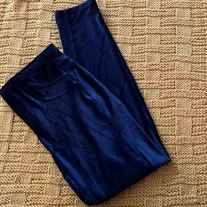 dash Velvet Navy Leggings